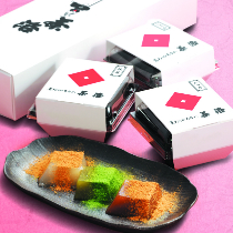 【予約販売品】京わらびもち(3個・化粧箱入)|茶洛