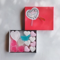 [発送1/22〜]バレンタインハート 青い鳥【甘春堂本店】