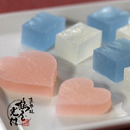 〈ハート入り〉琥珀糖 ラムネ×柚子【鶴屋光信】