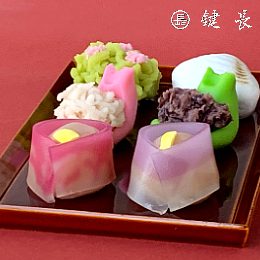 ひな祭りの上生菓子【鍵長】