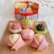 [2/16〜]ひな祭りの上生菓子(6個・化粧箱入)【甘春堂本店】