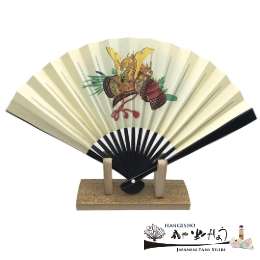 カブト 扇立セット(5寸)【扇や 半げしょう】