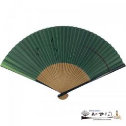 [漆]トンボ一本線/グリーン・紳士用【扇や 半げしょう】
