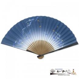 漆喰扇子 竹にトンボ [紳士用]【扇や 半げしょう】