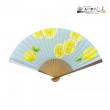 【漆喰扇子】レモン・婦人用【扇や 半げしょう】