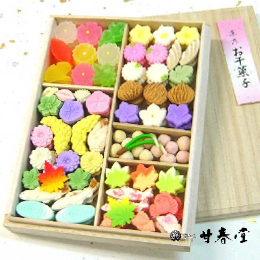干菓子詰合せ(桐箱入)【甘春堂本店】