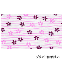 プリント和手拭い「二色水流さくら」(2枚)