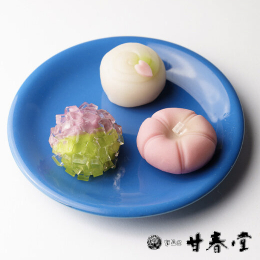 季節の上生菓子(化粧箱入)【甘春堂本店】