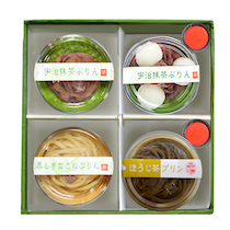 宇治茶プリンときな粉のプリン【東山茶寮】
