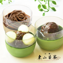 宇治茶プリン3種(抹茶・白玉・ほうじ茶)【東山茶寮】