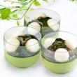宇治抹茶・白玉プリン(3個・箱入)【東山茶寮】