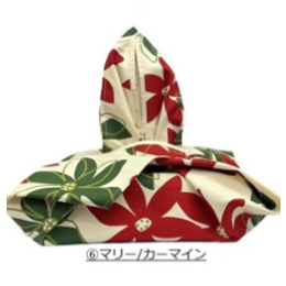 ユニバーサルふろしき[930-6] 綿友禅 マリー/カーマイン