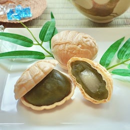<夏限定>抹茶みやび貝合わせ最中【京橘総本店】