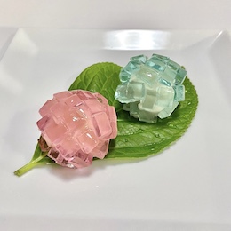 6月の上生菓子-あじさい-【京橘総本店】