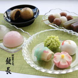 納涼床(夏の和菓子詰合せ)【鍵長】