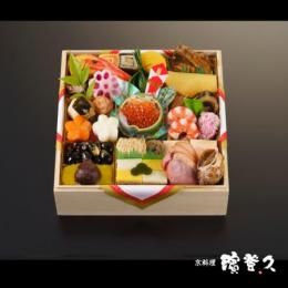 濱登久のおせち「一段重 若紫の花」【京料理 濱登久】