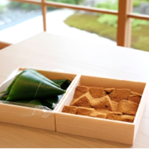 [12/8〜]京生麩餅・黒みつわらび餅 ギフトセット【三昇堂小倉】