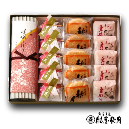 銘菓撰(秋月・舞妓はん・古都瓦・嵯峨しぼり)【船屋秋月】